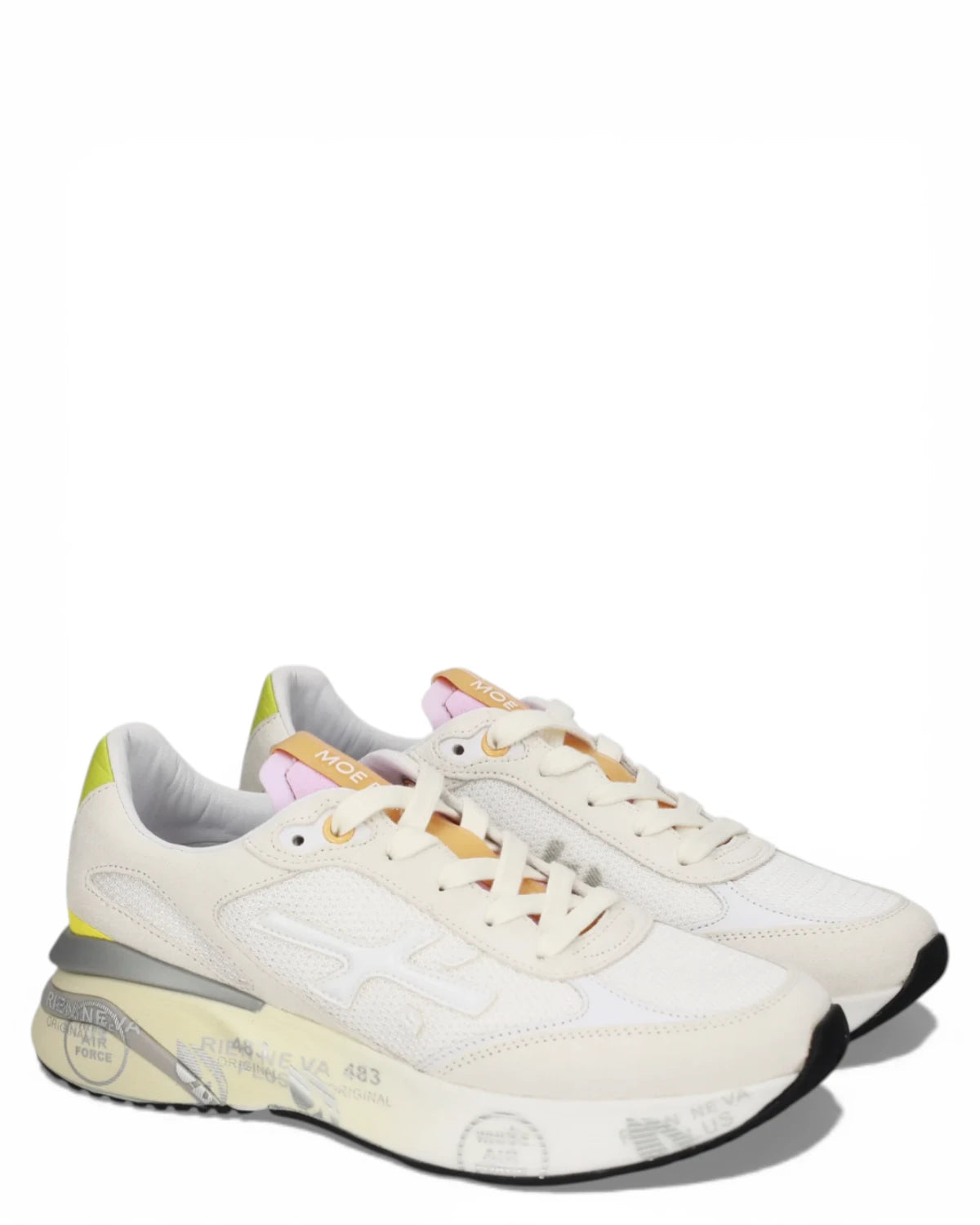 Sneakers Moerund 8303: Pelle e Tessuto Tecnico