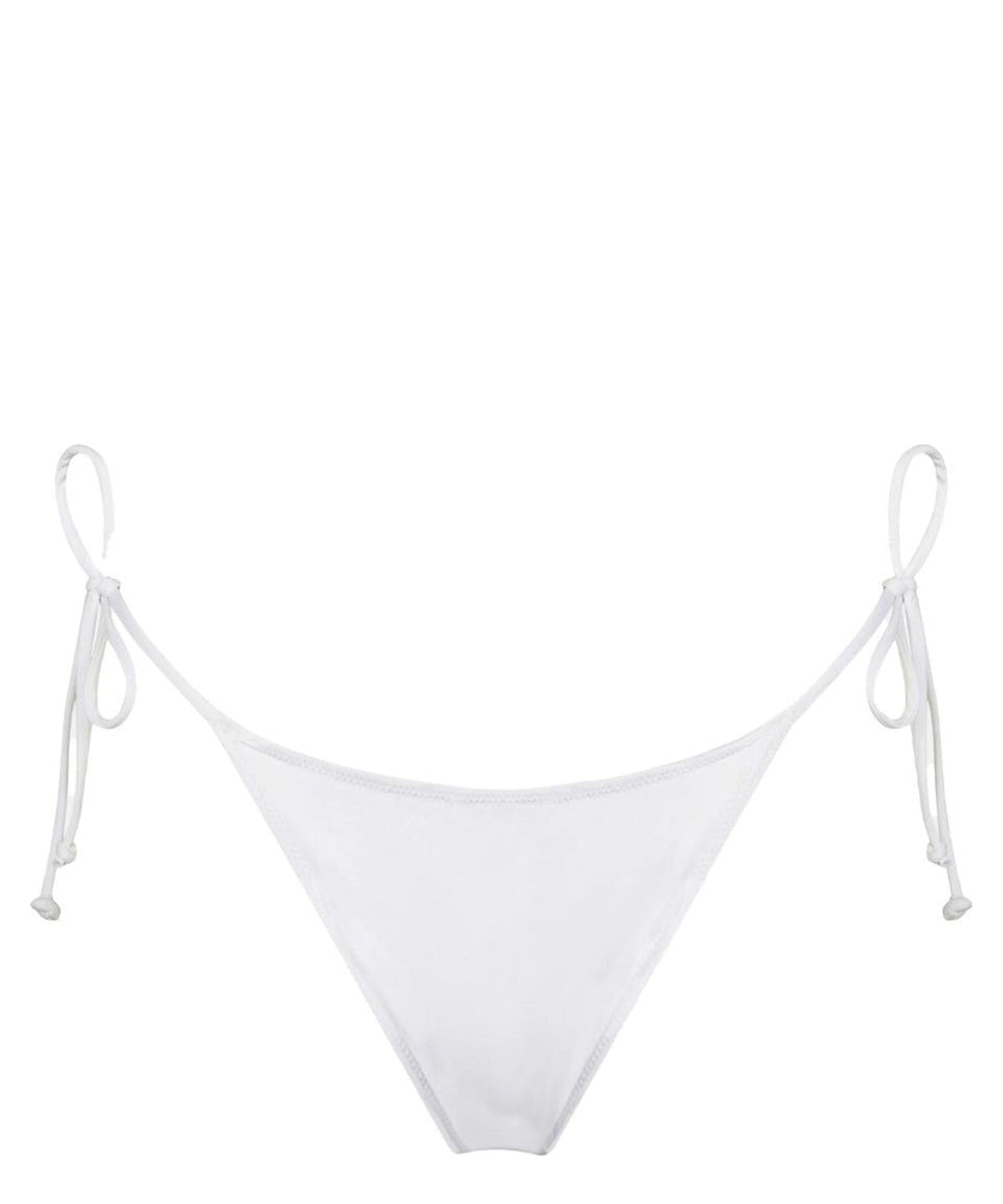 Slip Mare Donna Marielle Bianco con Laccetti-Mc2 Saint Barth-Costumi da bagno-Vittorio Citro Boutique