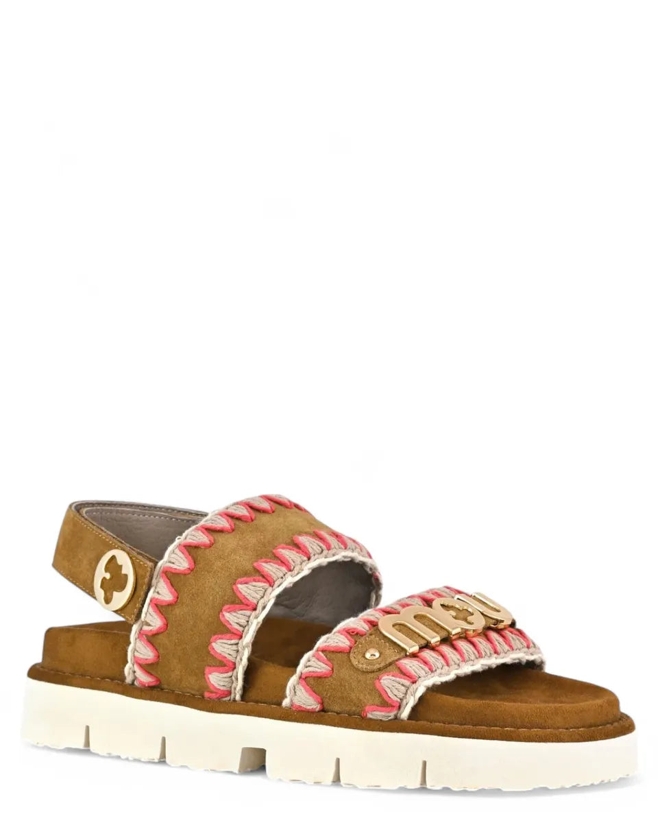 Mou Bio Sandal Overstitch-Mou-Sandali-Vittorio Citro Boutique