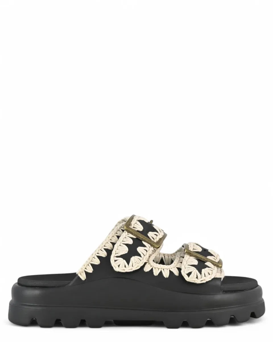 Mou Eva One-Piece Slide con Due Fibbie-Mou-Ciabatte-Vittorio Citro Boutique