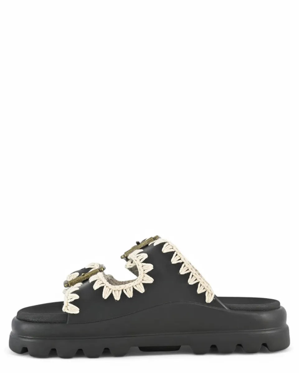 Mou Eva One-Piece Slide con Due Fibbie-Mou-Ciabatte-Vittorio Citro Boutique