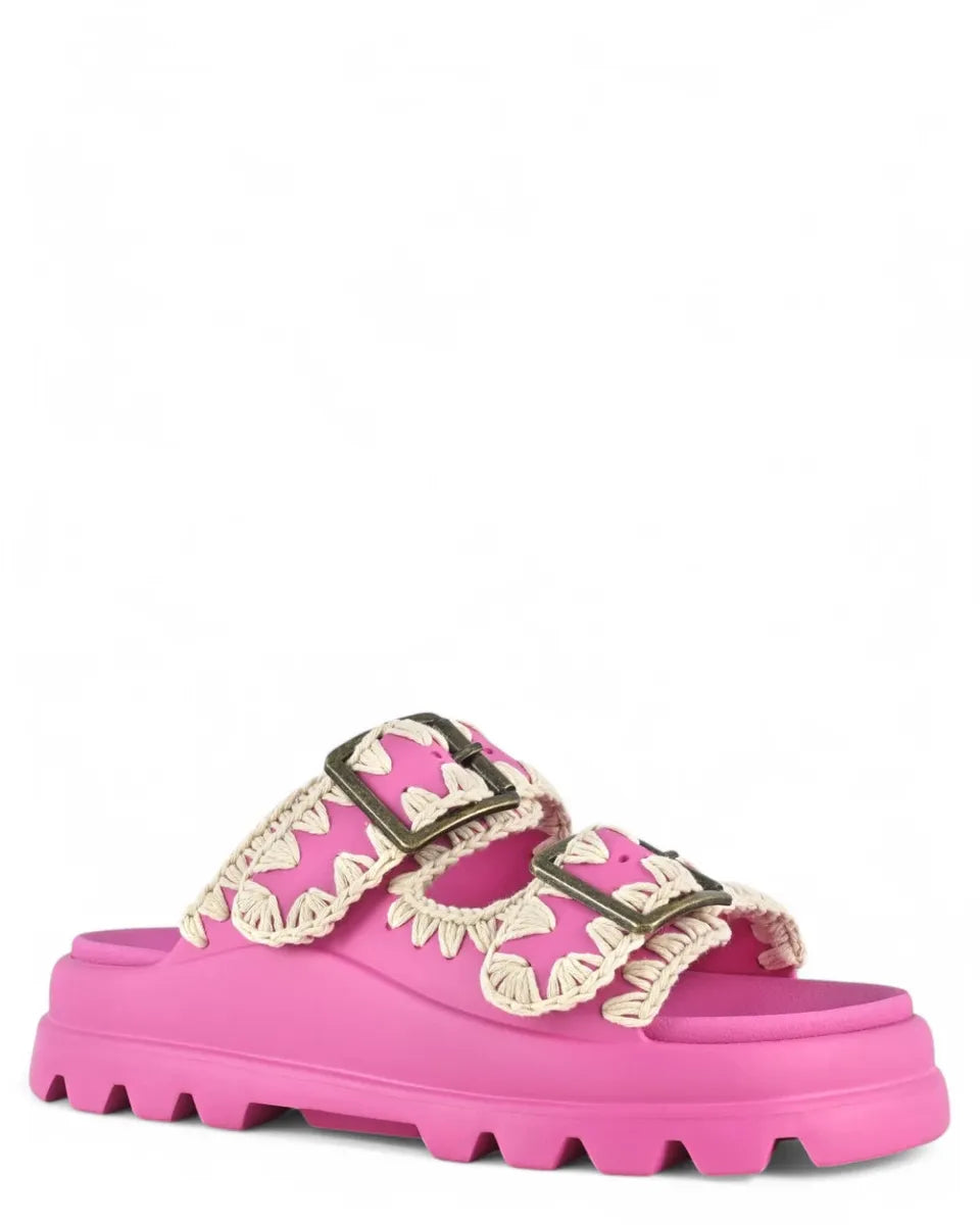 Mou Eva One-Piece Slide con Due Fibbie-Mou-Ciabatte-Vittorio Citro Boutique