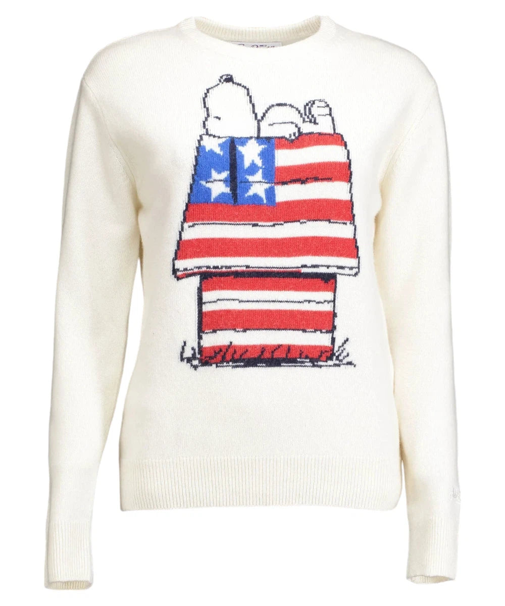 Maglione stampa jacquard snoopy | peanuts® special edition-Maglieria-Mc2 Saint Barth-Vittorio Citro Boutique