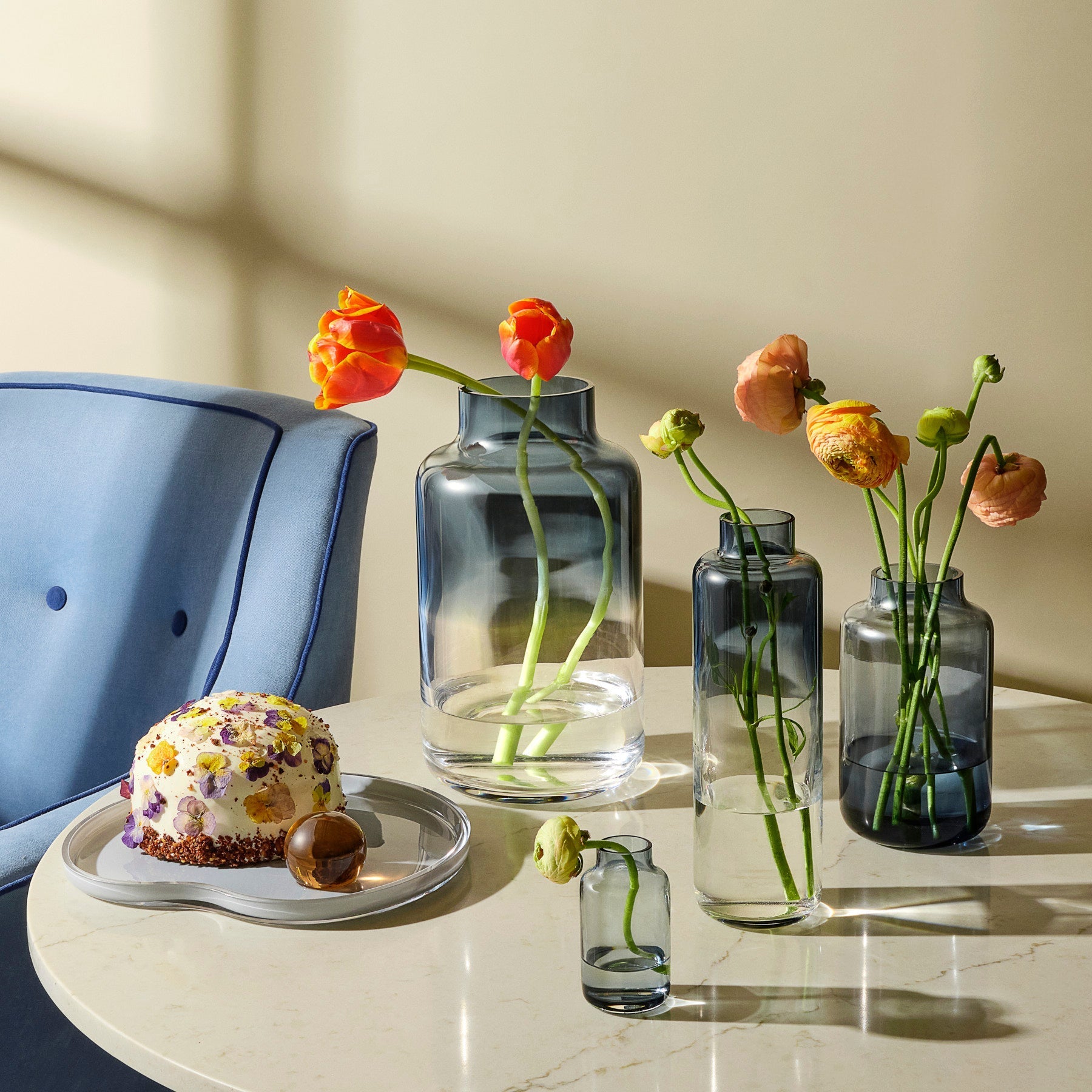 Magnolia Vase Small-NUDE EU-Vasi-Vittorio Citro Boutique