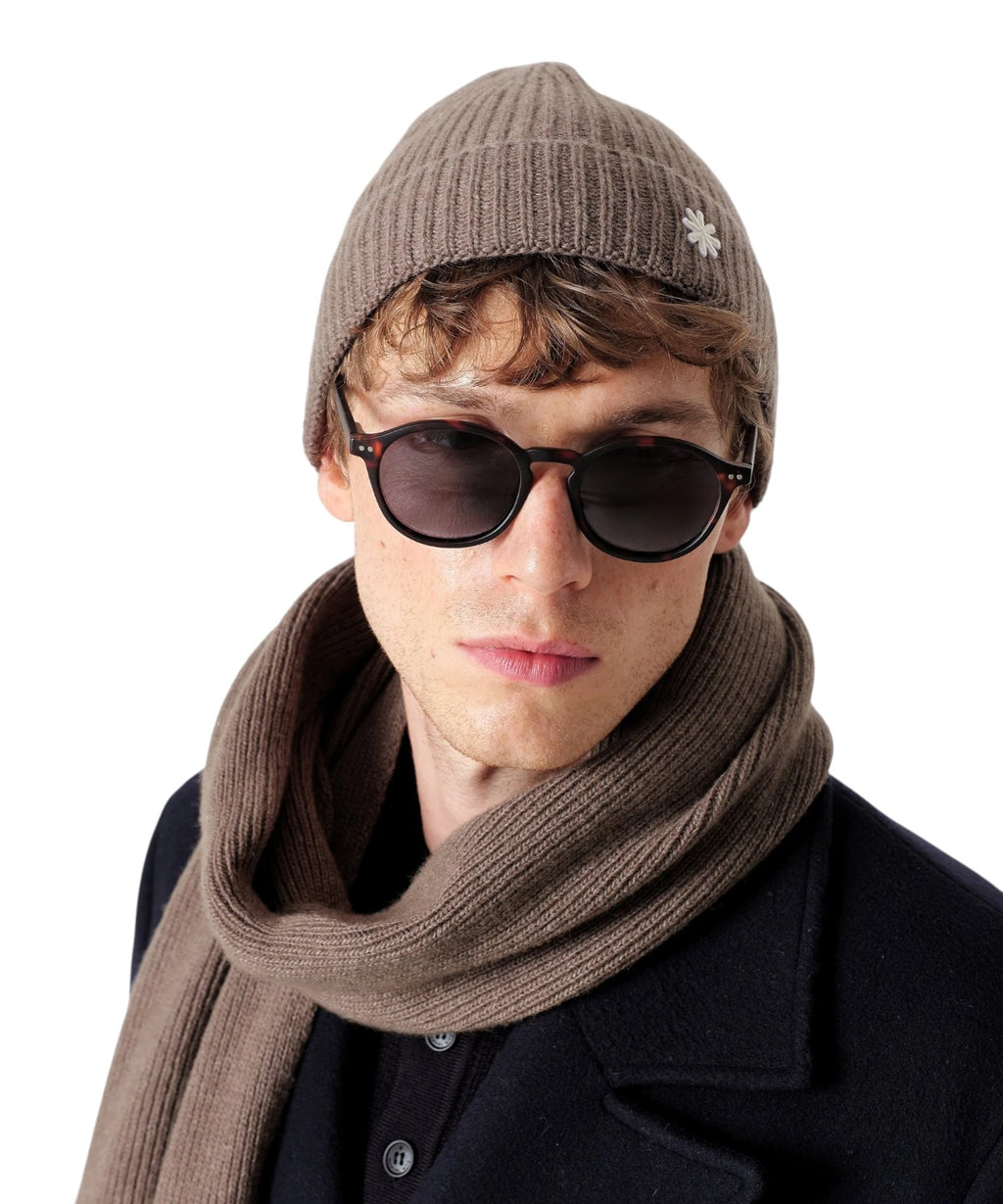 Berretto in Misto Lana e Cashmere per Uomo