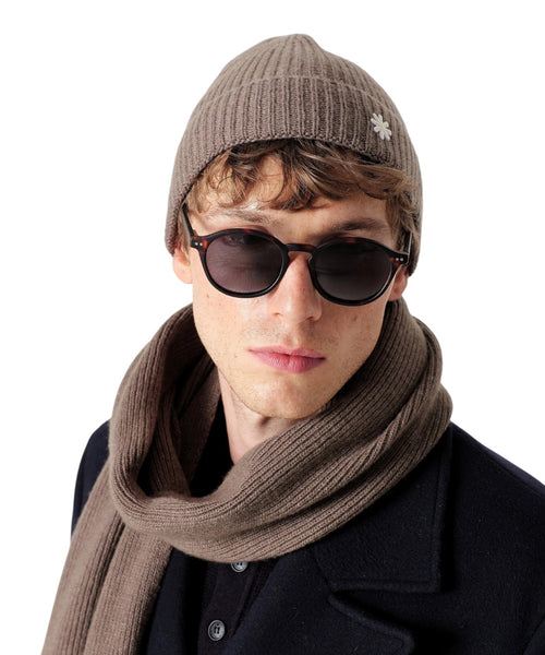 Berretto in Misto Lana e Cashmere per Uomo