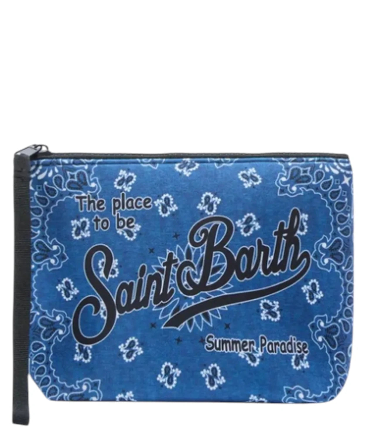 pochette Aline MC2 Saint Barth avec logo et imprimé