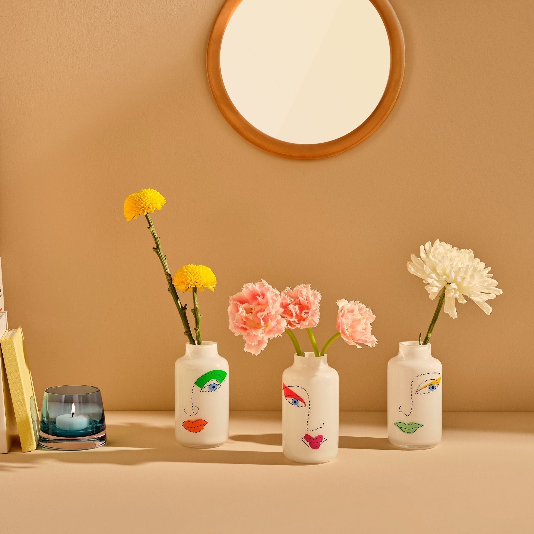 Mini Magnolia Rock & Pop Vase Small-NUDE EU-Vasi-Vittorio Citro Boutique