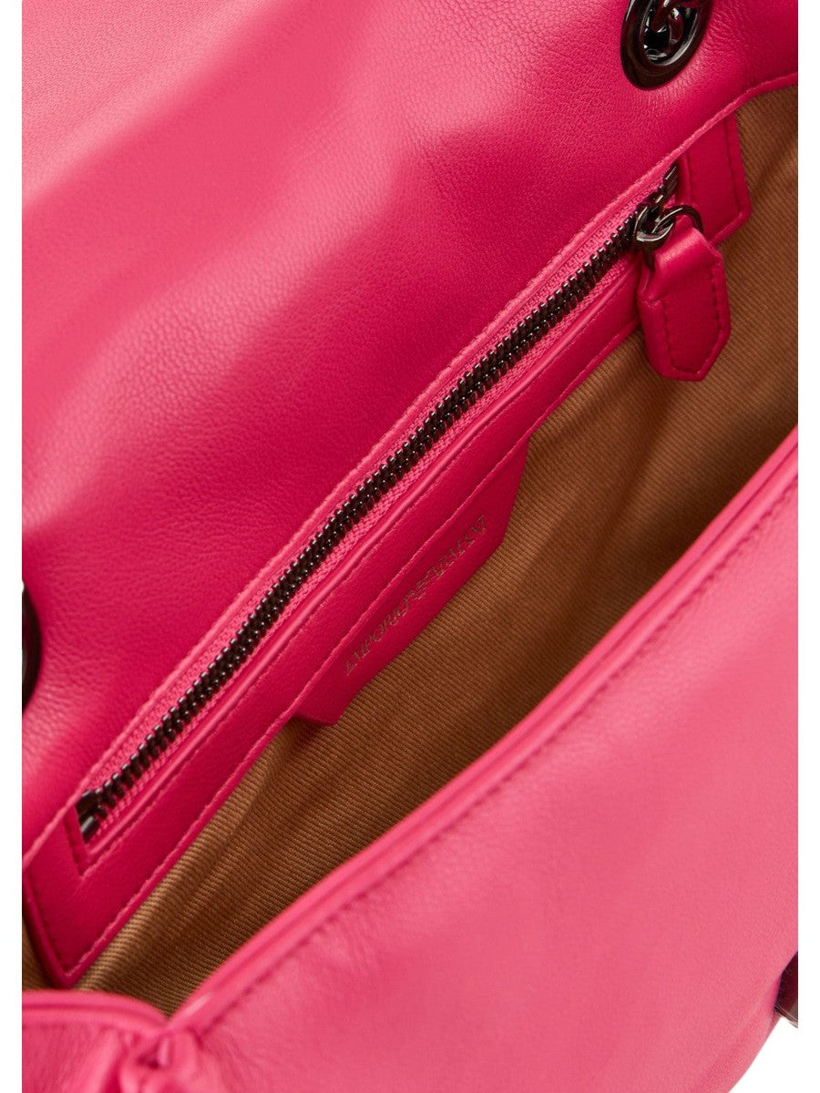 Mini Bag a Tracolla Effetto Nappa Matelassé-Emporio Armani-Pochette-Vittorio Citro Boutique