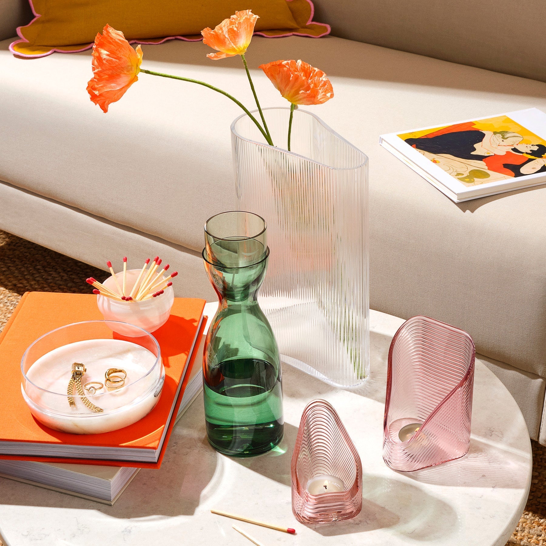 Mist Vase Tall-NUDE EU-Vasi-Vittorio Citro Boutique