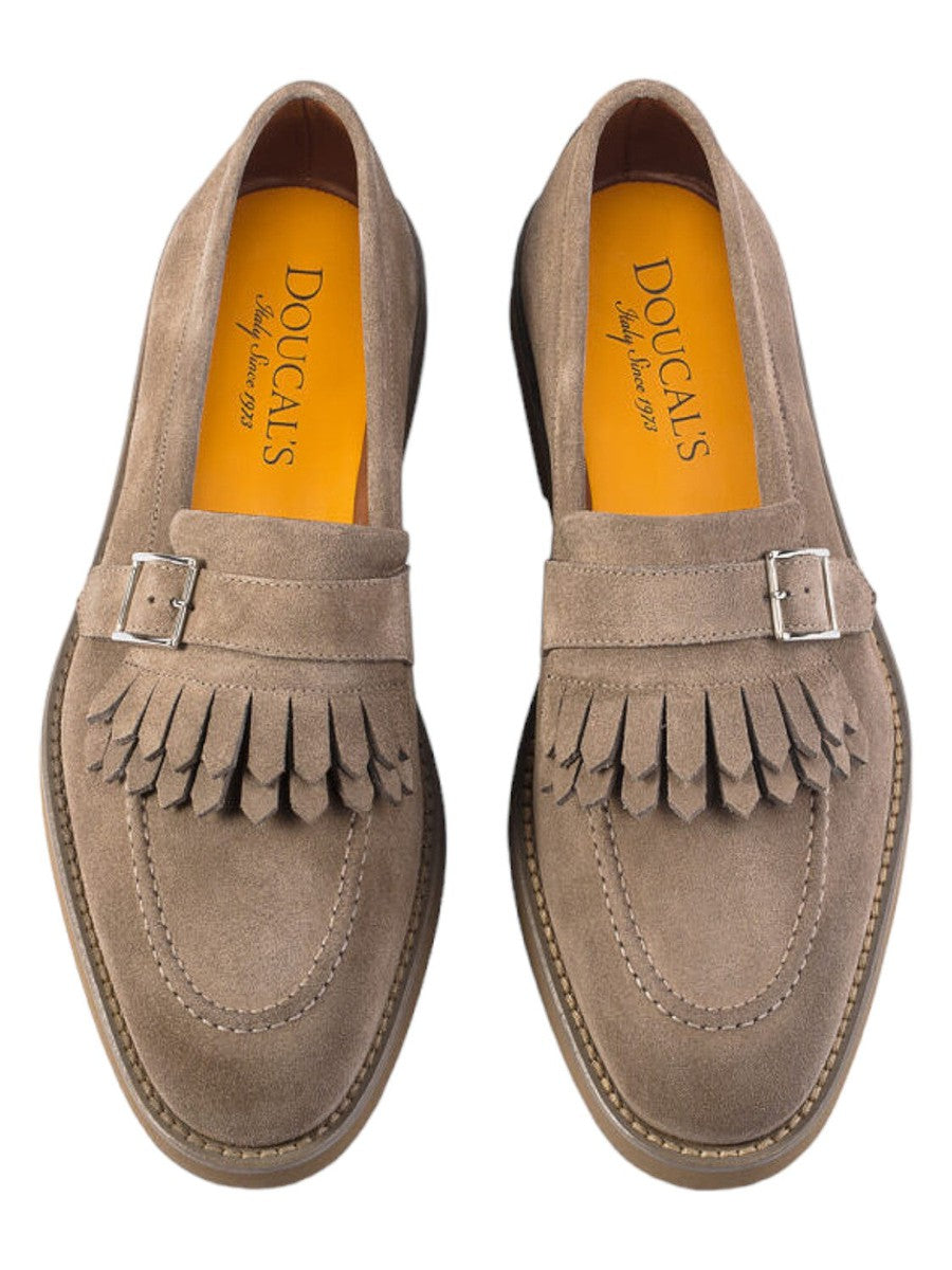 Mocassino con Frangia in Suede-Doucal'S-Mocassini-Vittorio Citro Boutique