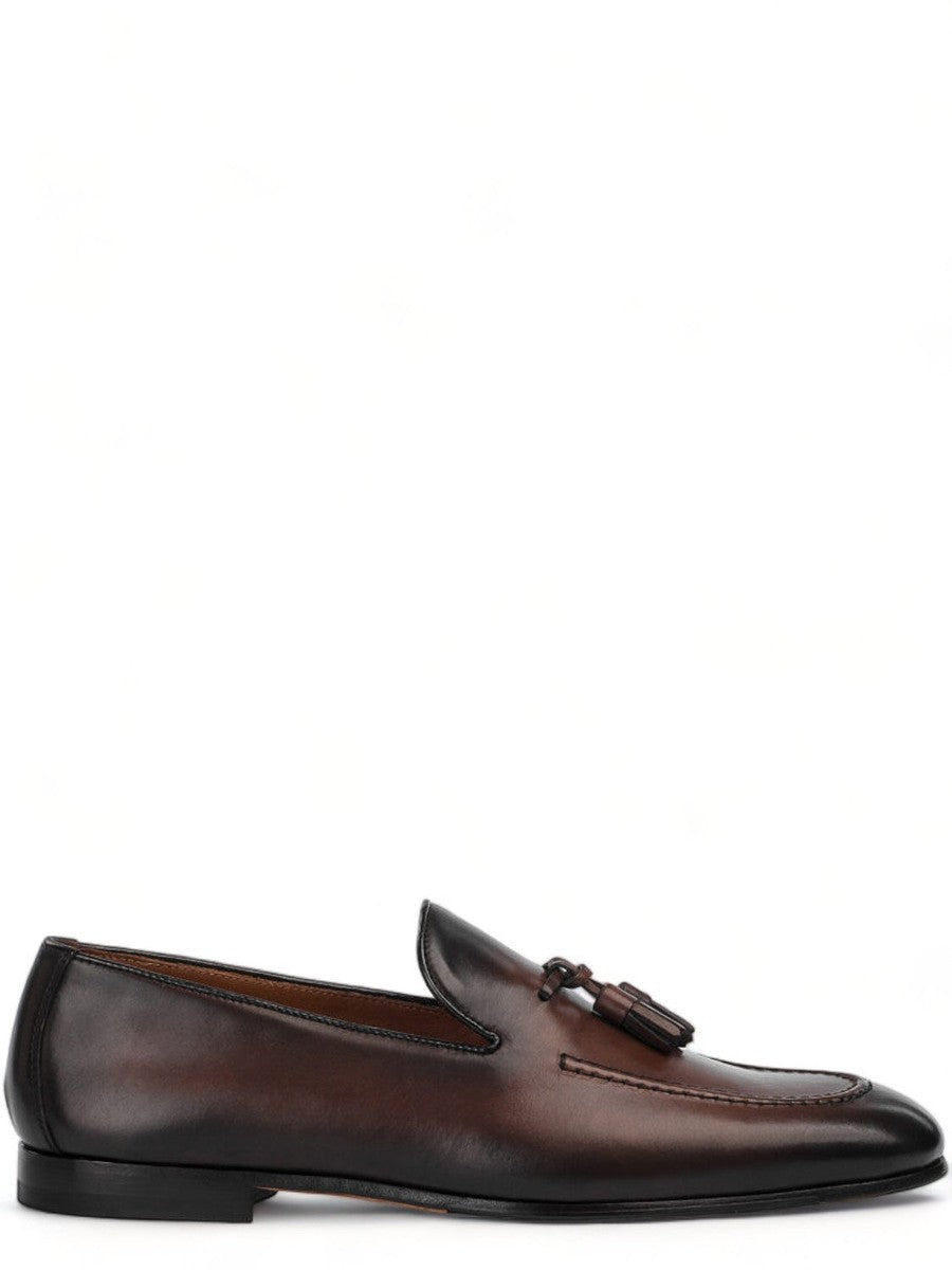 Mocassino con Nappine in Pelle-Doucal'S-Mocassini-Vittorio Citro Boutique