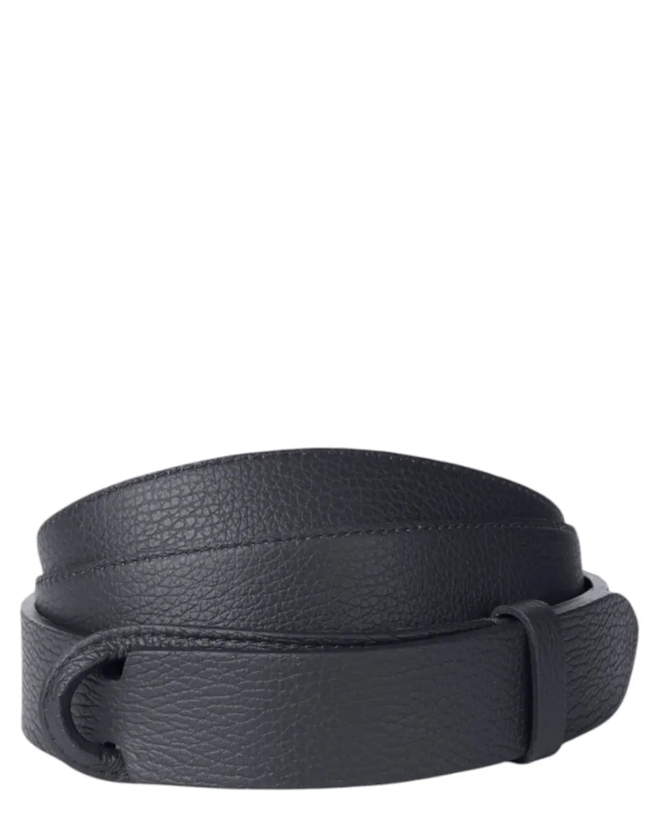 Cintura Nobuckle Micron in pelle martellata senza fibbia-Orciani-Cinture-Vittorio Citro Boutique