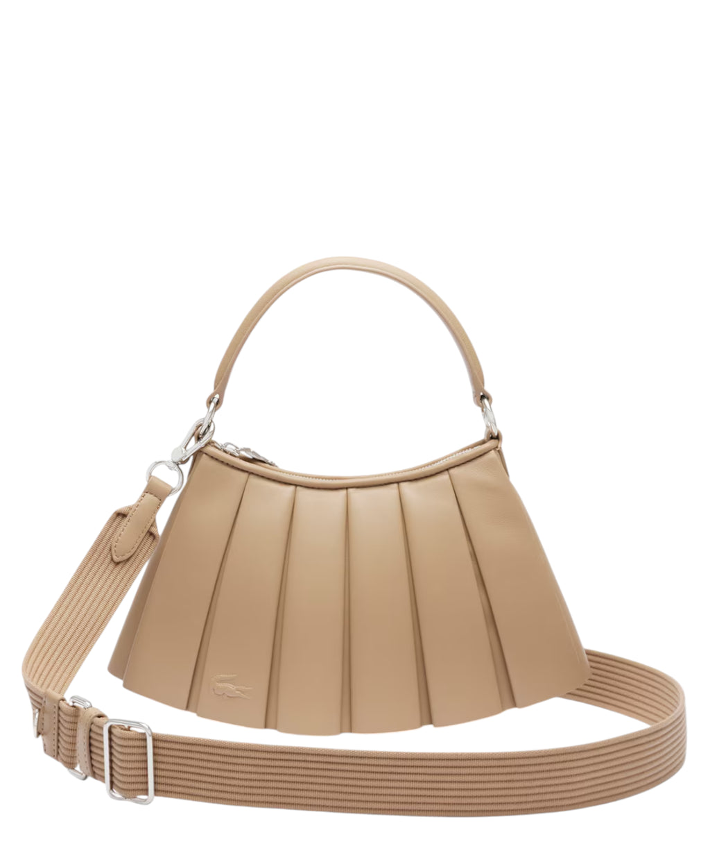 Petit sac hobo Lacoste Lenglen en cuir