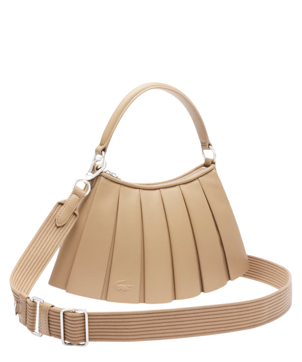Petit sac hobo Lacoste Lenglen en cuir