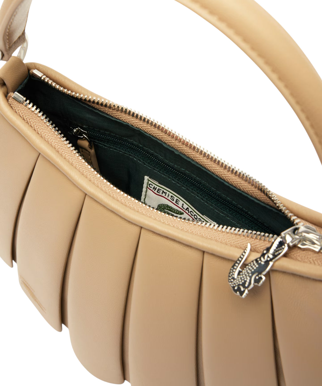 Petit sac hobo Lacoste Lenglen en cuir