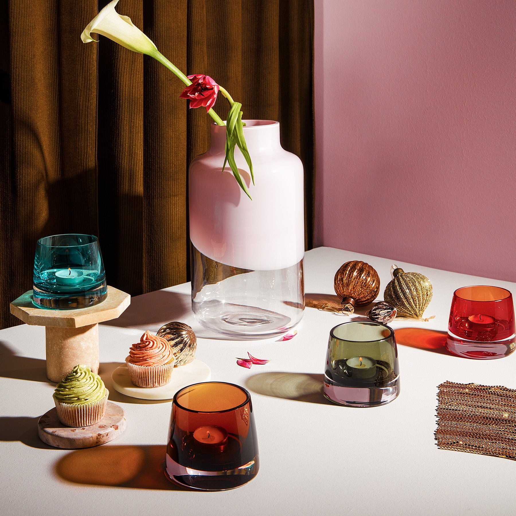 Magnolia Vase Medium-NUDE EU-Vasi-Vittorio Citro Boutique