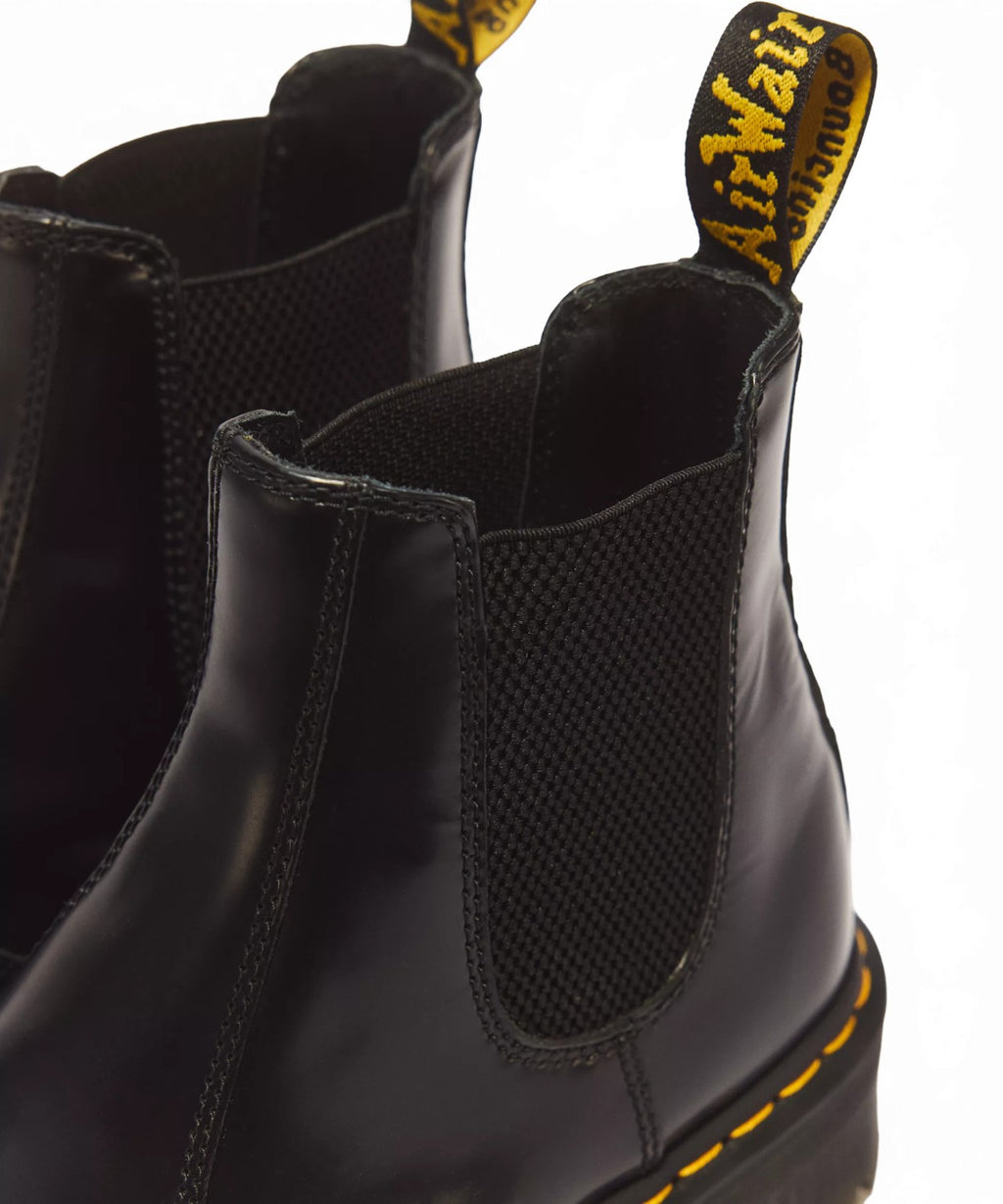 Stivaletti chelsea di pelle 2976 con platform