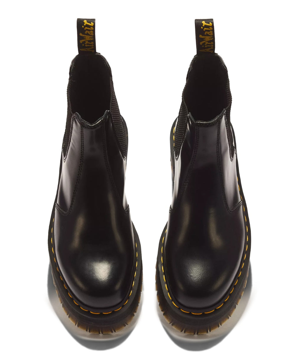Stivaletti chelsea di pelle 2976 con platform
