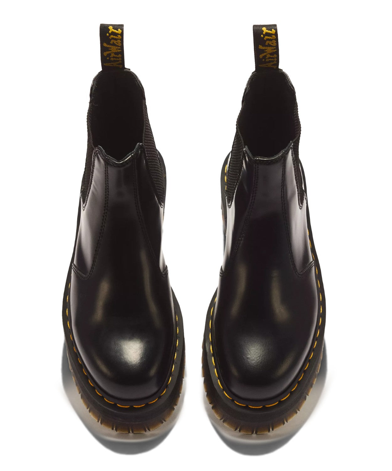 Stivaletti chelsea di pelle 2976 con platform