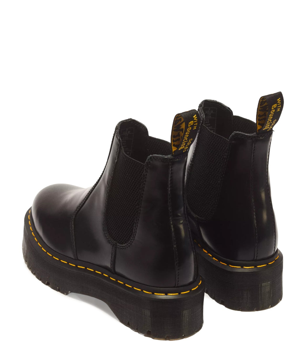 Stivaletti chelsea di pelle 2976 con platform