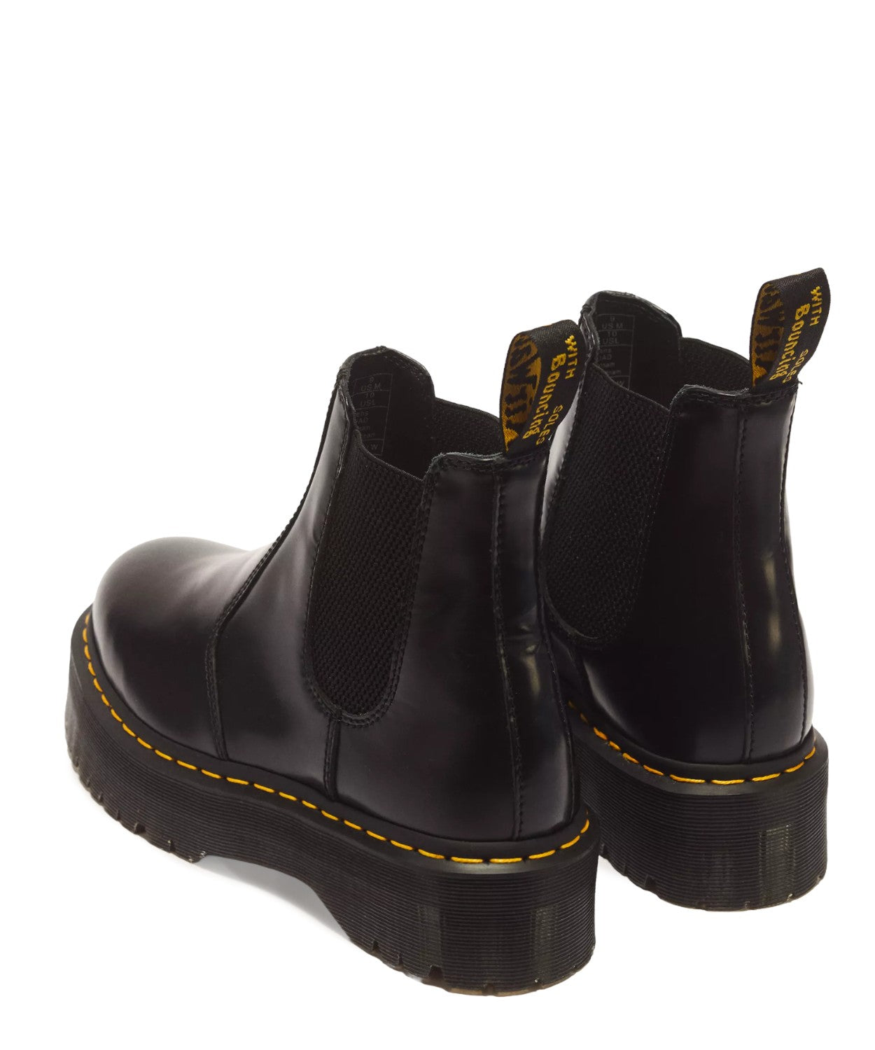 Stivaletti chelsea di pelle 2976 con platform