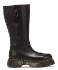 Bottes femme Dr. Martens Buzz Hi en cuir Milled Gloss avec plateforme