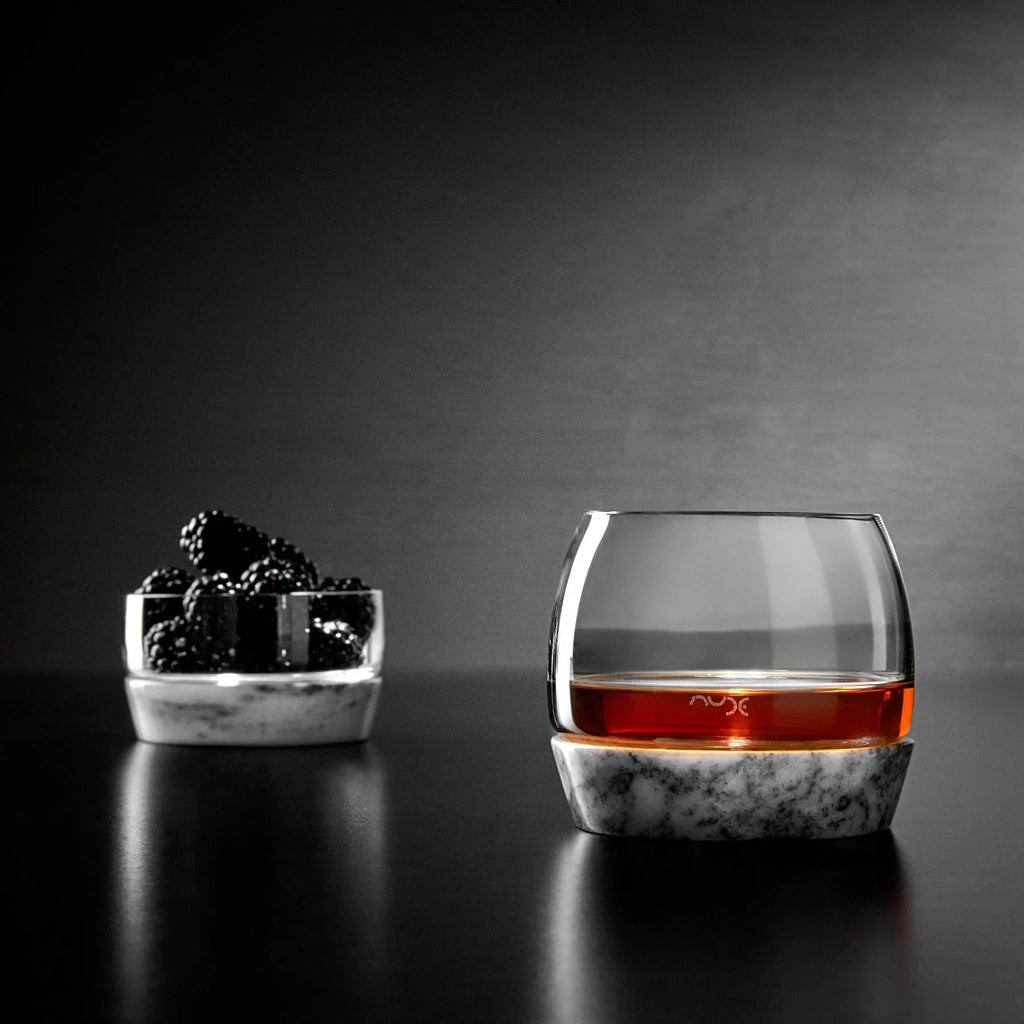 Bicchiere da whisky Chill con base in marmo