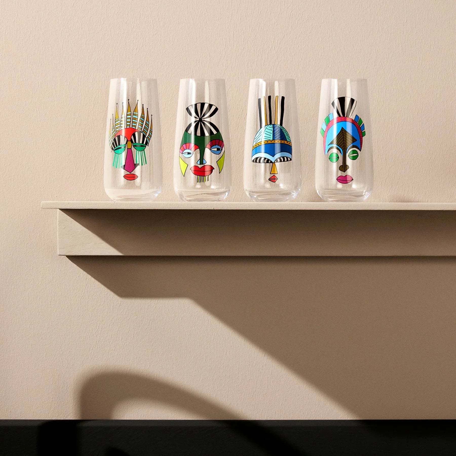 Set 4 bicchieri highball Mirage Rock & Pop