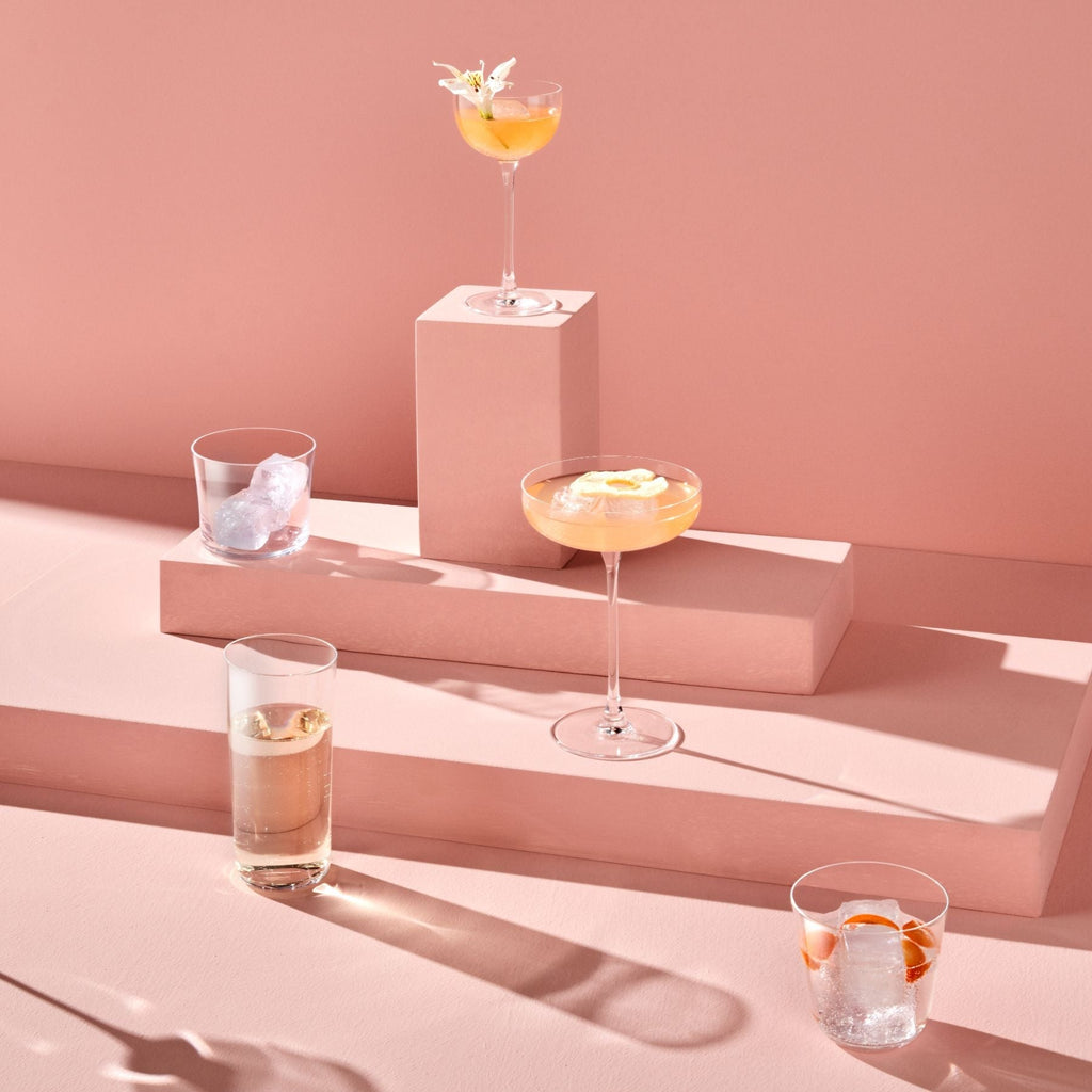 Savage Set of 6 Coupe Glasses-NUDE EU-Coupe Glass-Vittorio Citro Boutique