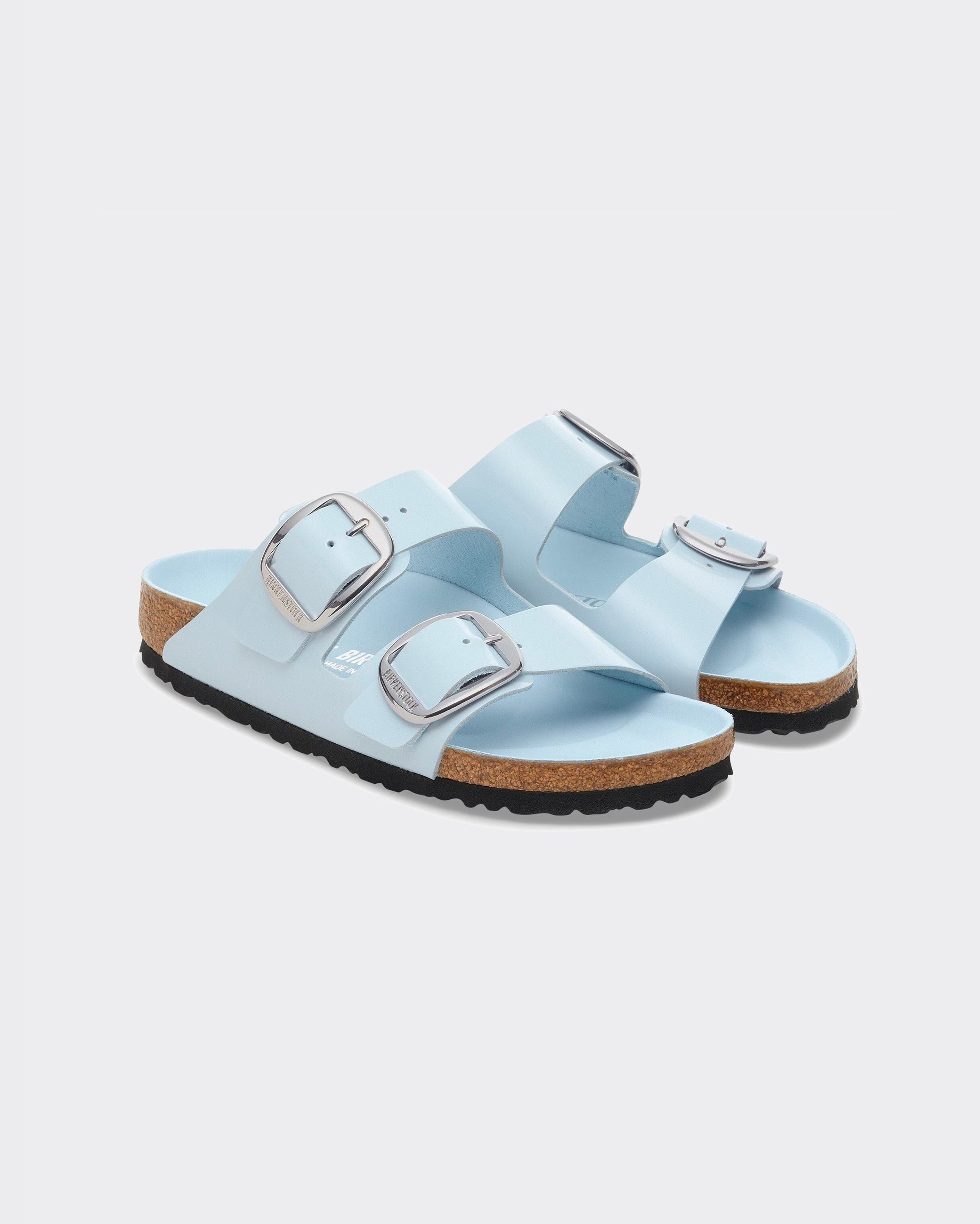 Ciabatta Arizona Big Buckle in Pelle Naturale