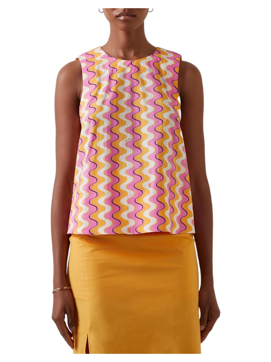 Top stampato Ofanto-Marella-Top-Vittorio Citro Boutique