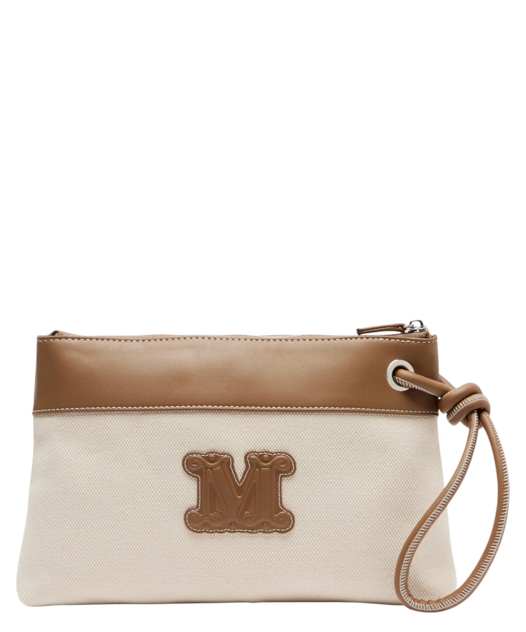 Pochette Max Mara Beachwear BCHFRISIA en toile