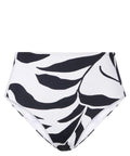 Slip de bikini taille haute Max Mara Stilla avec imprimé floral