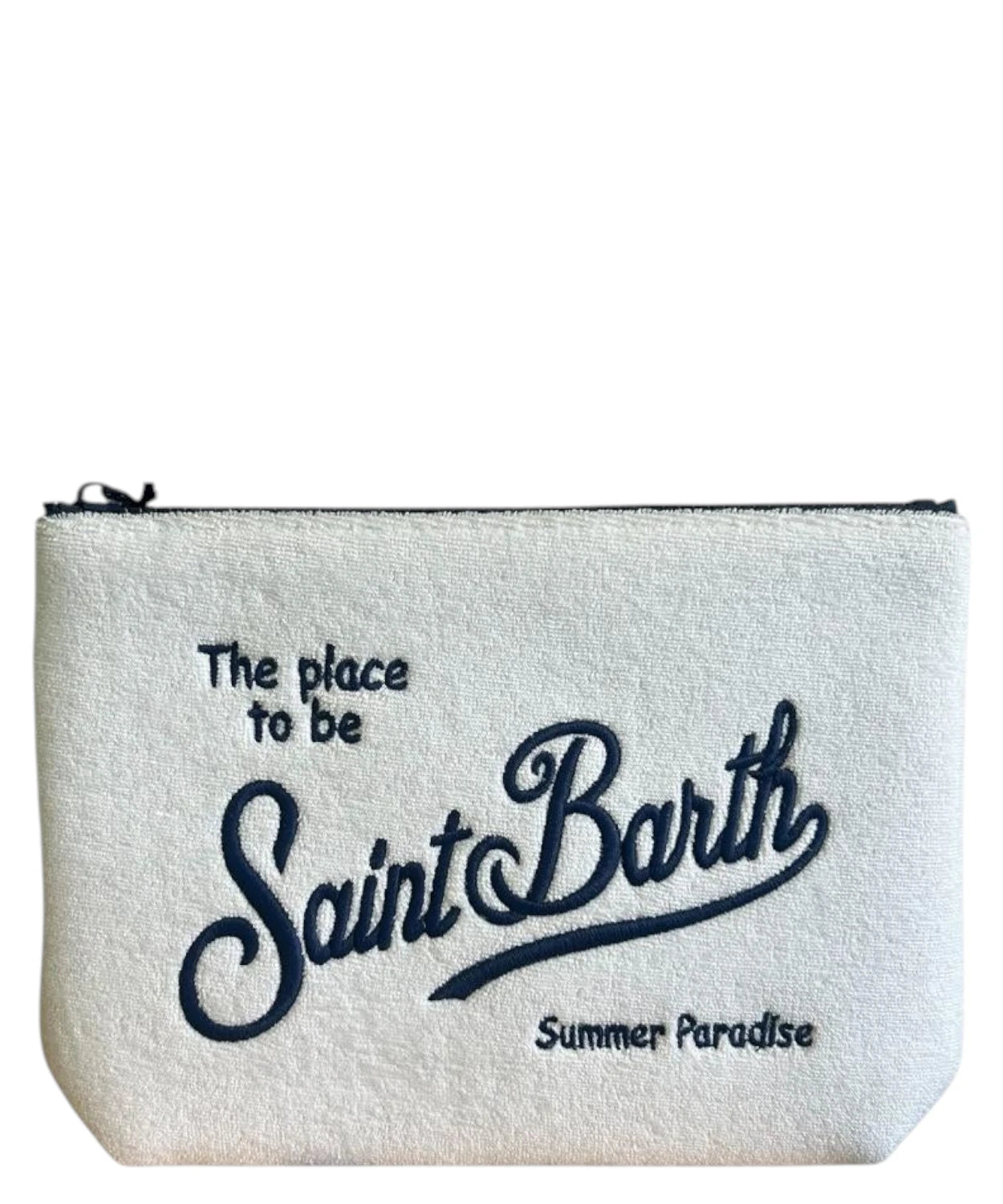 Pochette Aline en éponge avec logo MC2 Saint Barth