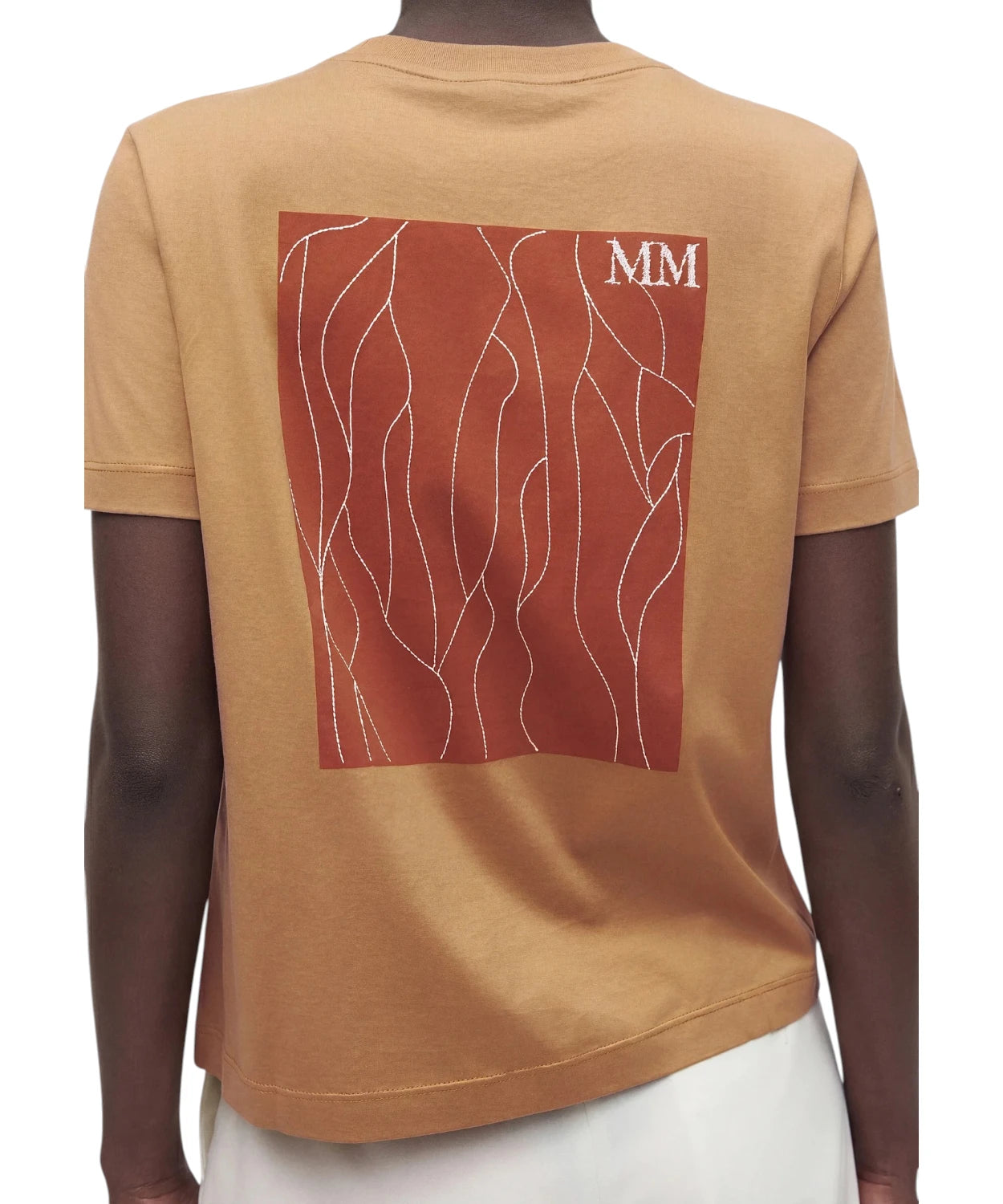 T-shirt femme en coton Licenza avec impression et logo