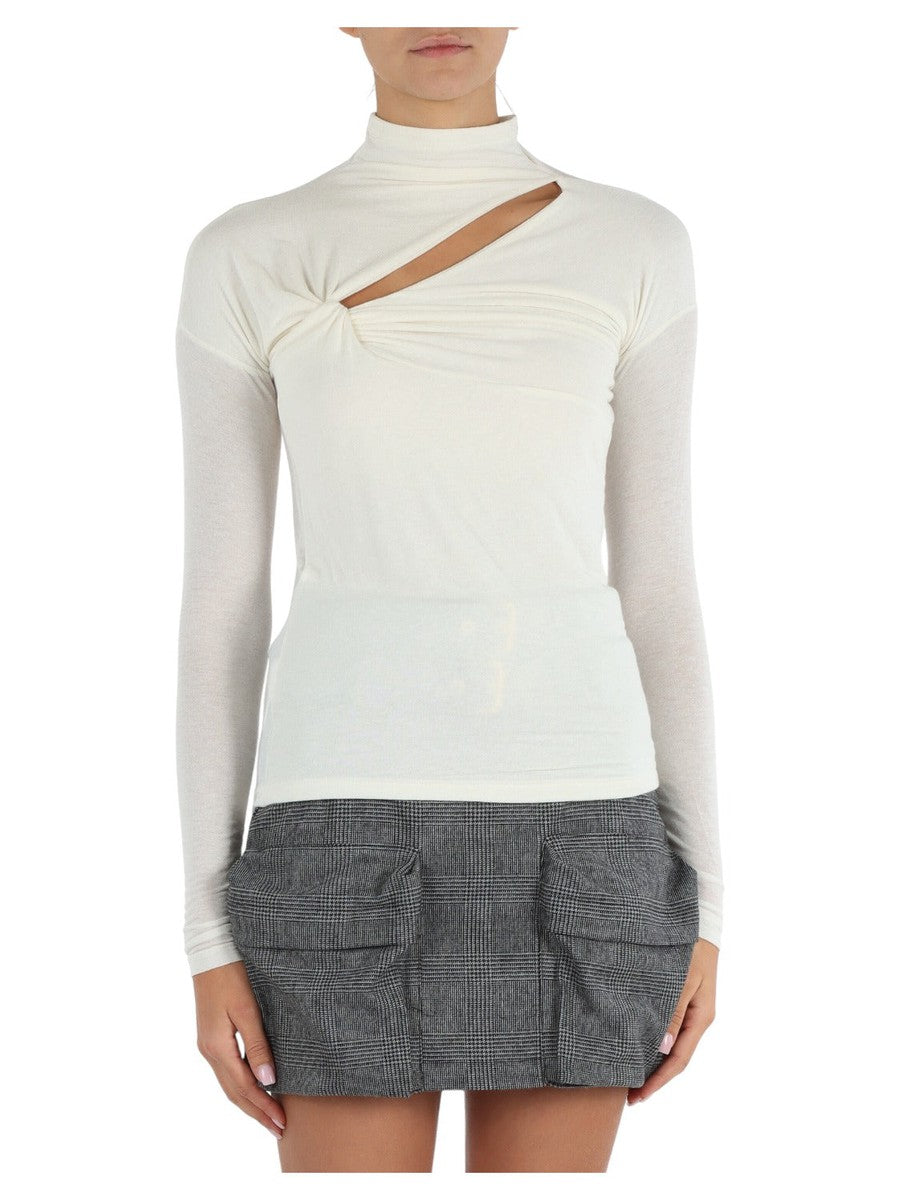 Maglia misto cachemire con cut-out Mononoke-Maglieria-Pinko-Vittorio Citro Boutique