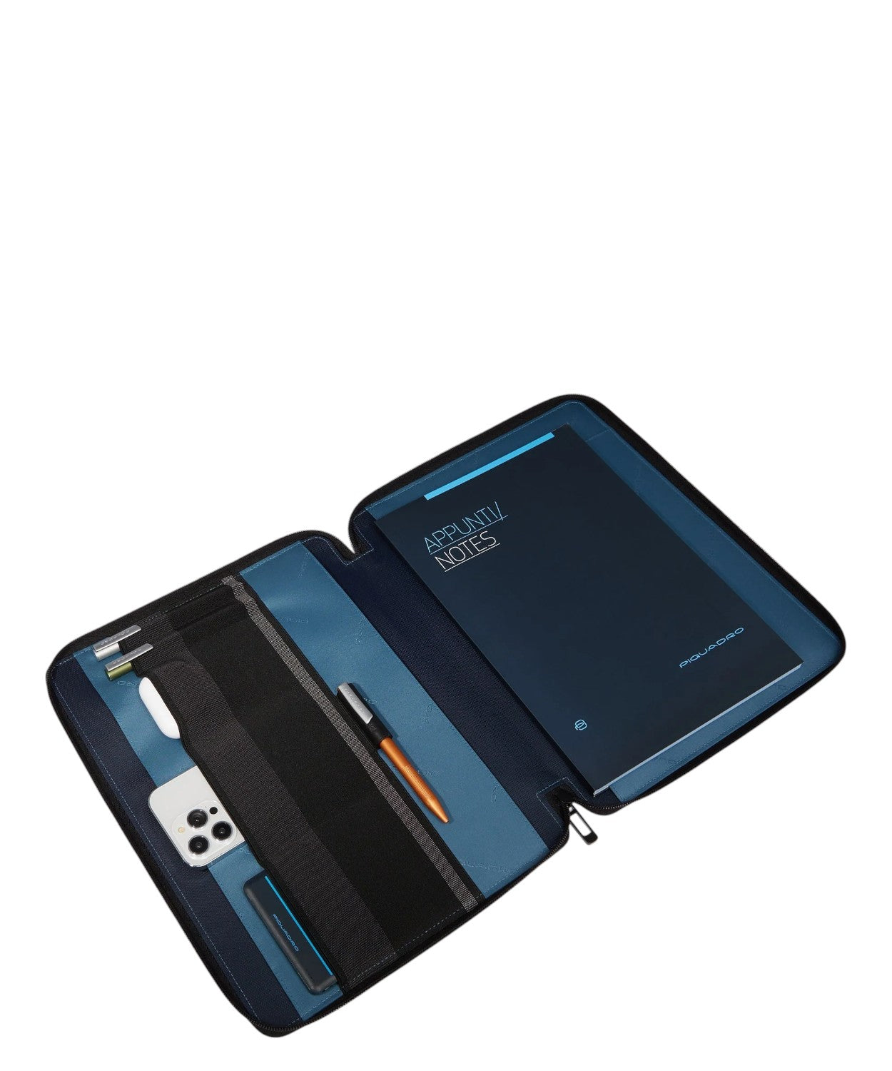 Portablocco Elegante per iPad Pro 13 in Pelle e Tessuto