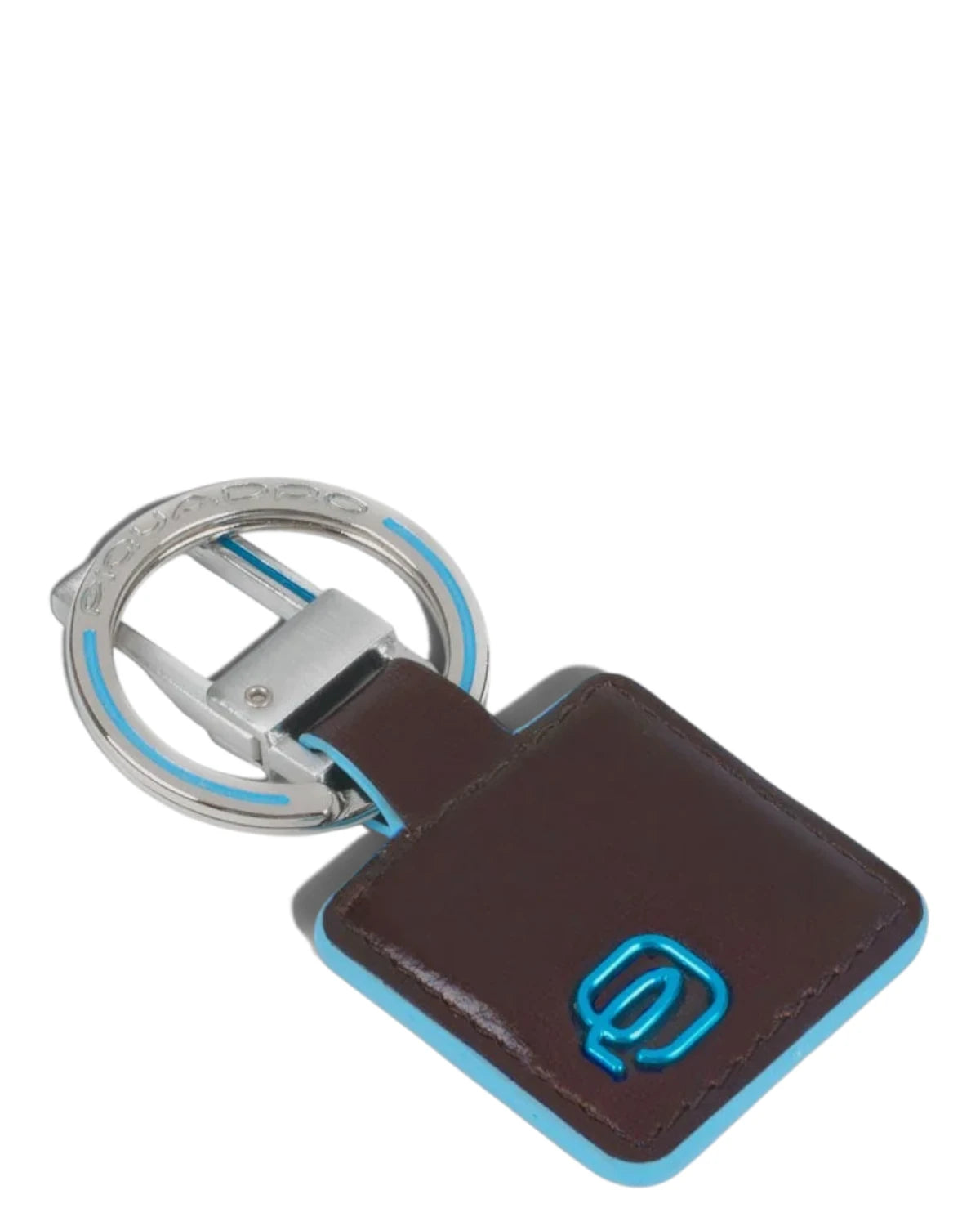 Mousqueton Porte-clés carré en cuir Piquadro