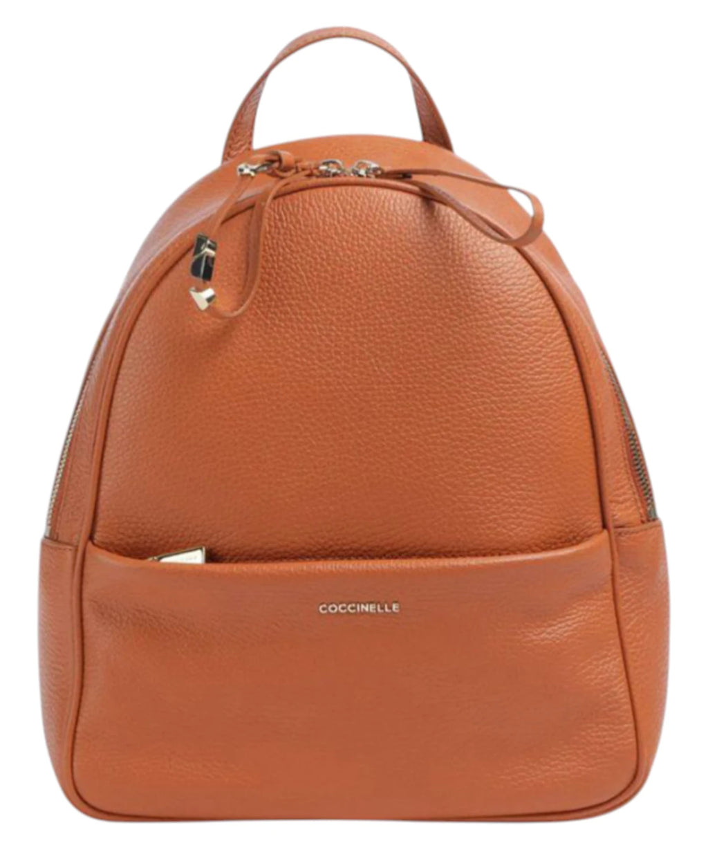 Sac à dos Coccinelle Nory en cuir de veau