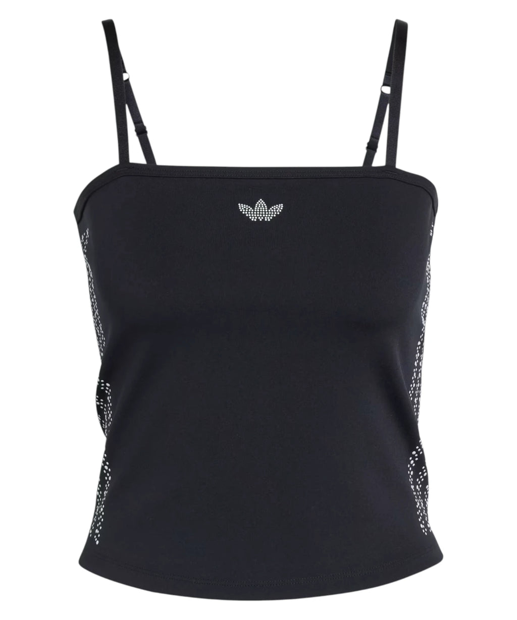 Top tube Adidas avec perles et paillettes