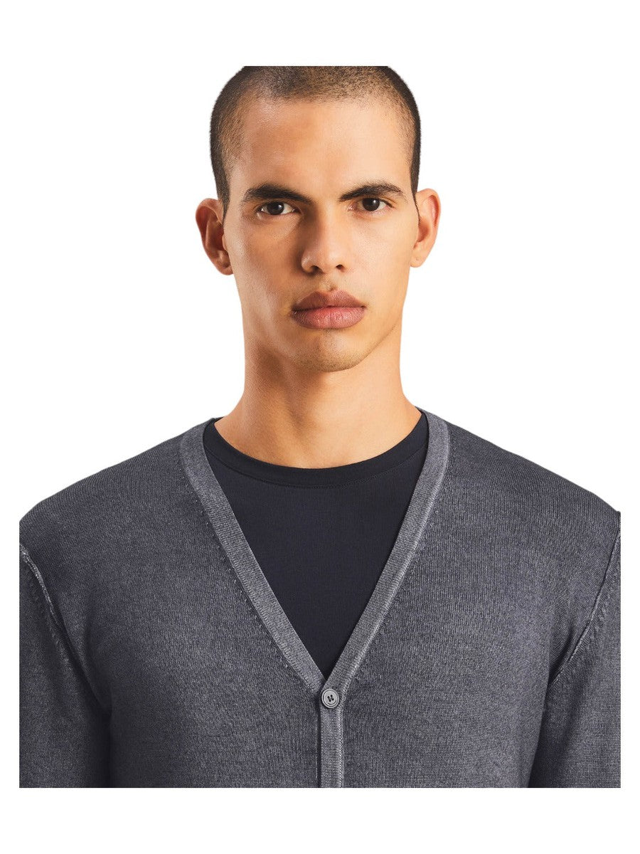 TRIMOT ACD CARDIGAN CON TINTURA ACIDATA-Peuterey-Maglieria-Vittorio Citro Boutique