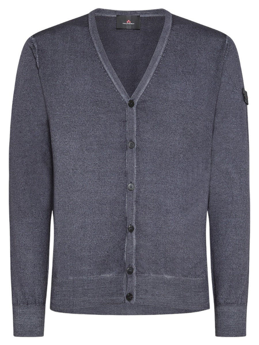 TRIMOT ACD CARDIGAN CON TINTURA ACIDATA-Peuterey-Maglieria-Vittorio Citro Boutique