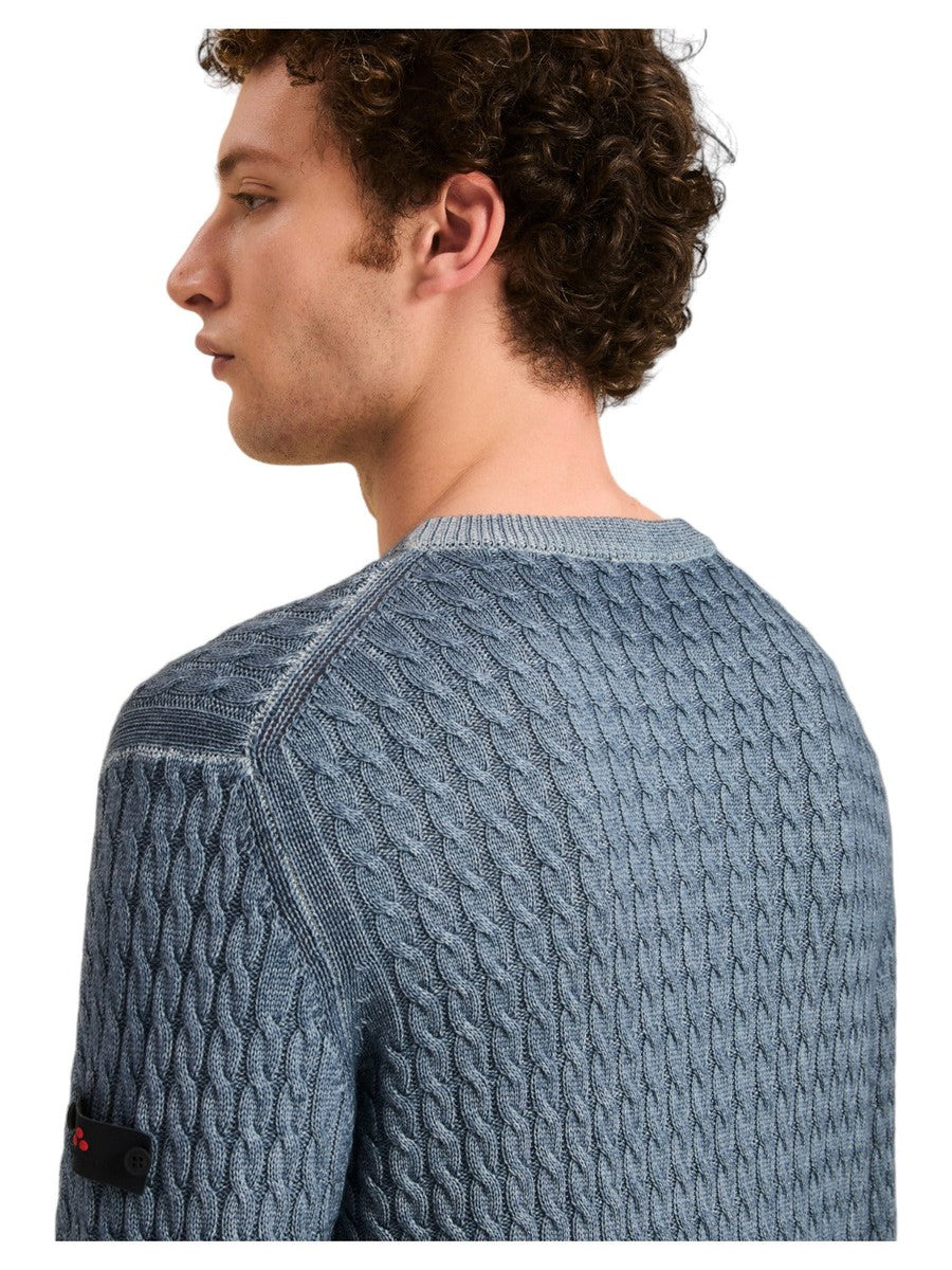 OCRA ACD MAGLIA A TRECCIA CON TINTURA ACIDATA-Peuterey-Maglieria-Vittorio Citro Boutique