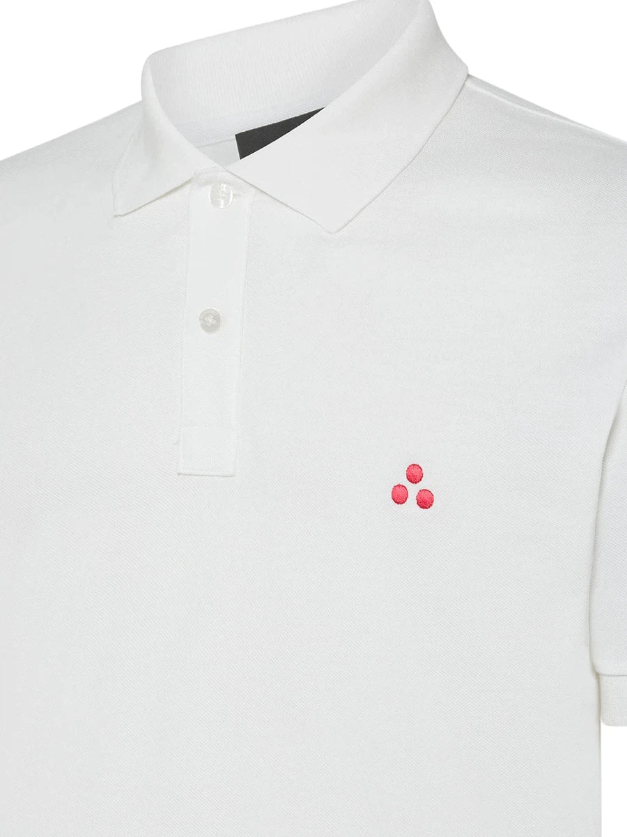 Polo Classica in Cotone Piquet con Ricamo Logo-Peuterey-Polo-Vittorio Citro Boutique