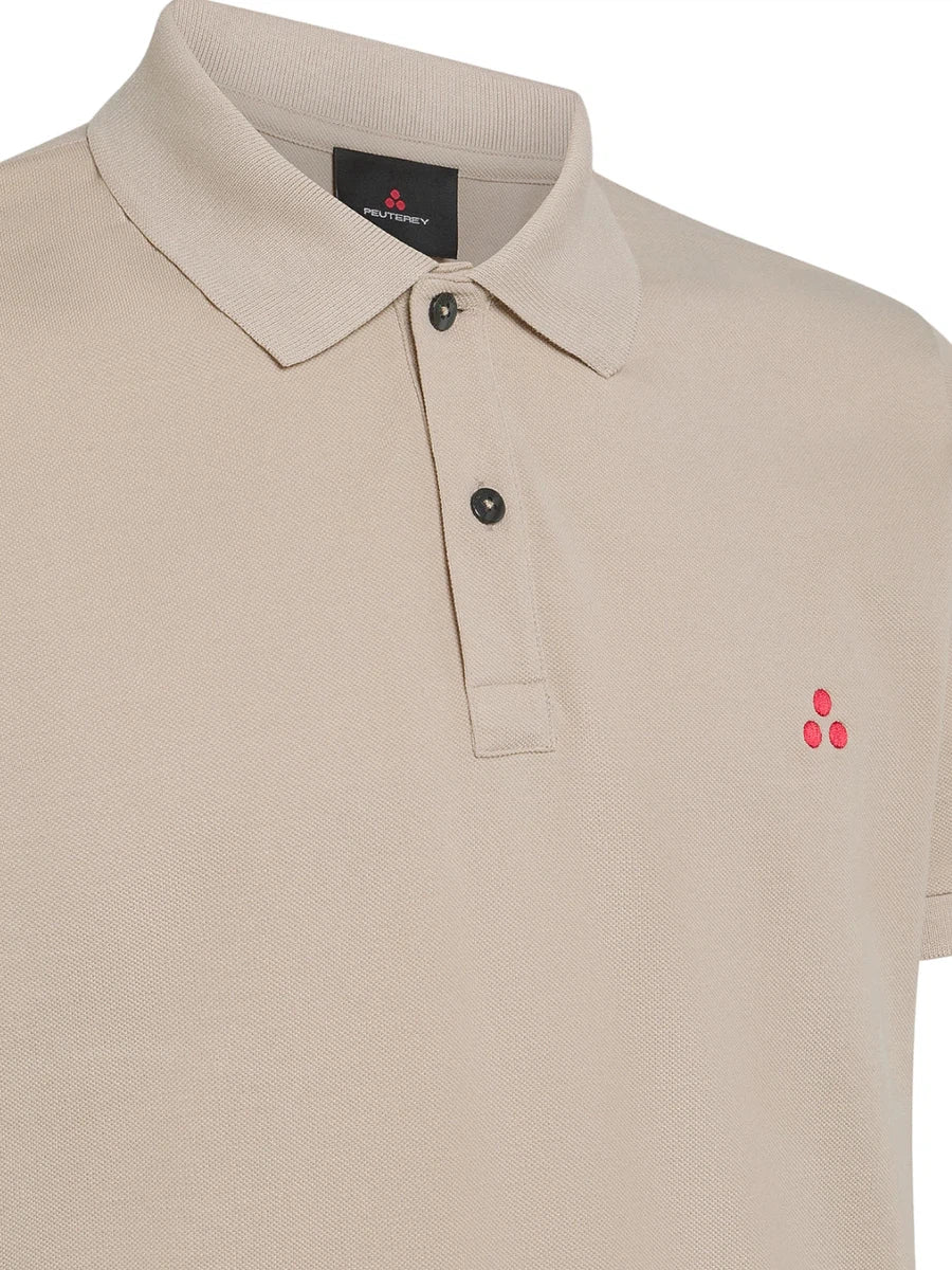 Polo Classica in Cotone Piquet con Ricamo Logo-Peuterey-Polo-Vittorio Citro Boutique