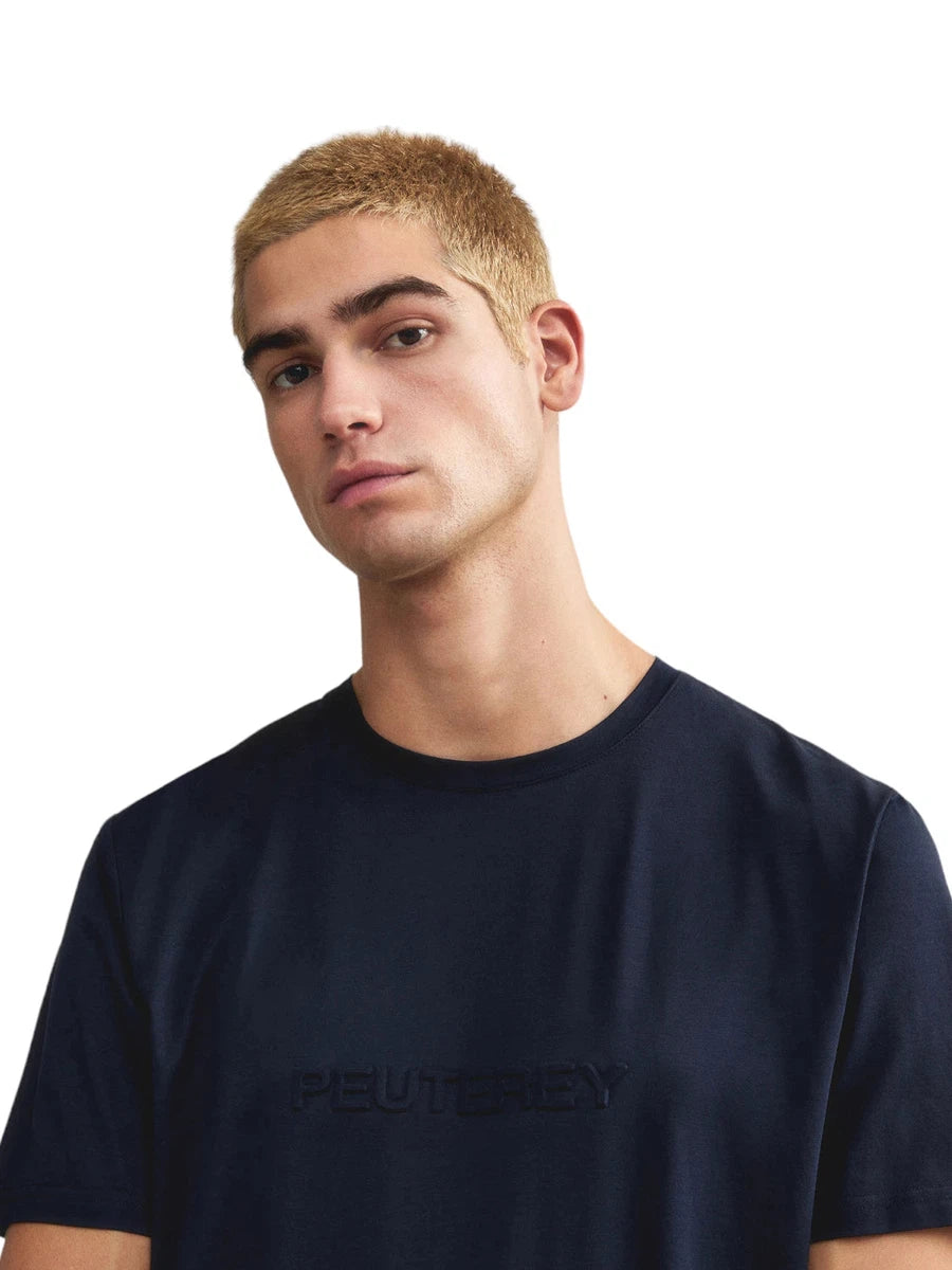 T-Shirt Otago Mer Peuterey con Scritta in Rilievo-Peuterey-T-shirt-Vittorio Citro Boutique