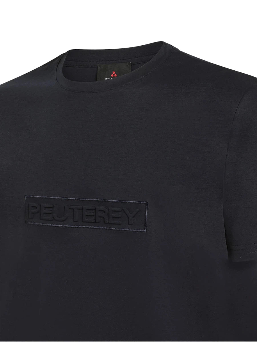 T-Shirt Otago Mer Peuterey con Scritta in Rilievo-Peuterey-T-shirt-Vittorio Citro Boutique
