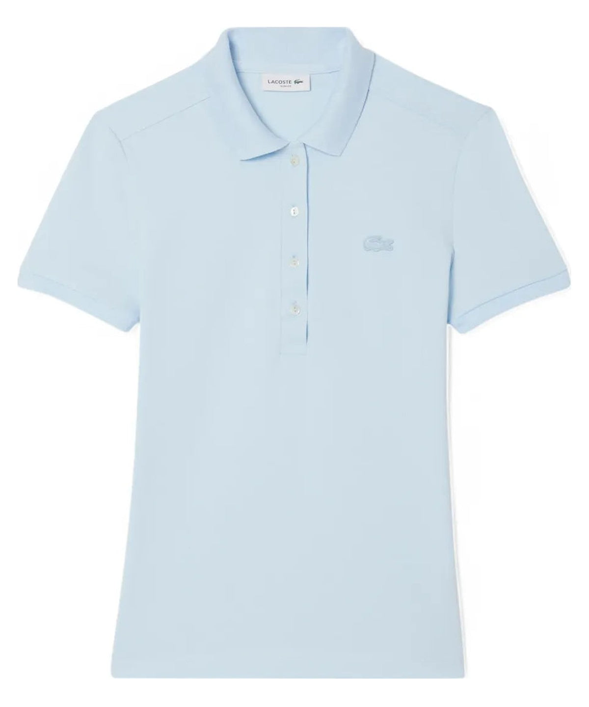 Polo da Donna Lacoste Slim Fit in Piqué di Cotone Stretch-LACOSTE-Polo-Vittorio Citro Boutique
