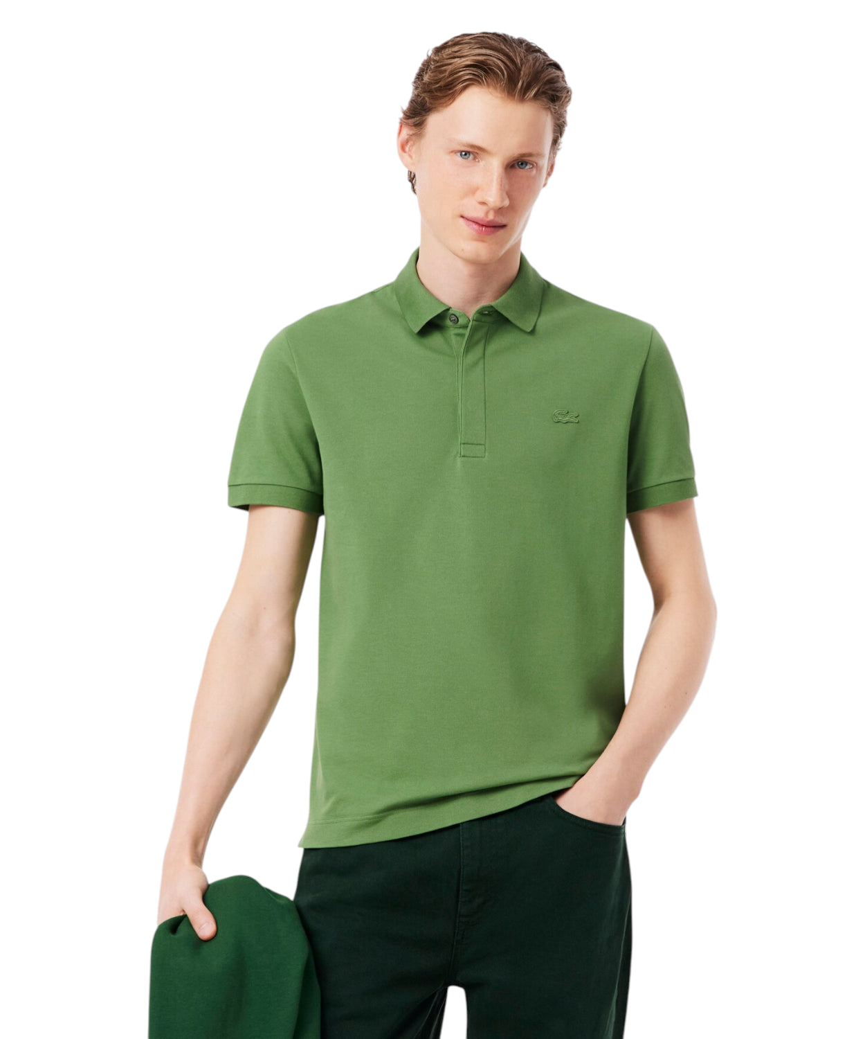 Polo Lacoste Paris Regular Fit in Piqué Stretch